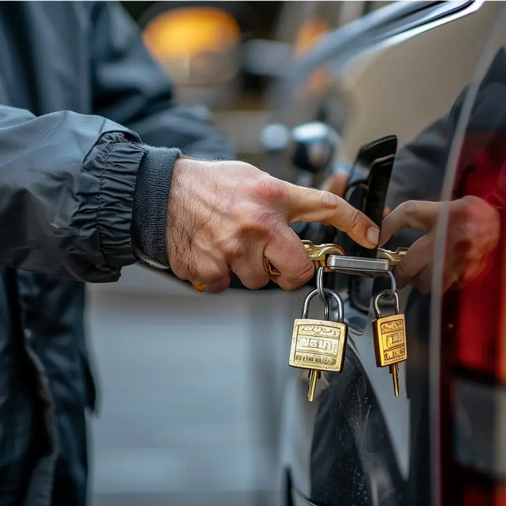 Autoöffnung Süchteln - Der Schlosser öffnet das Auto-Schloss