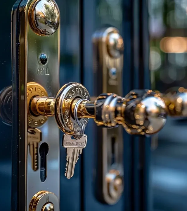 Schlüssel in der Tür" - "Dienstleistungen